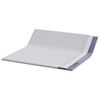 vidaXL Surmatelas Blanc 200 x 200 cm Tissu Jacquard
