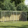 vidaXL Cage pour chien Argent&eacute; 400 x 200 x 200 cm Acier galvanis&eacute;