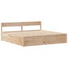 vidaXL Cadre de lit sans matelas 200x200 cm bois massif de pin