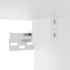 vidaXL Ensemble de meubles salle de bain 4 pcs blanc bois d'ing&eacute;nierie