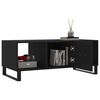 vidaXL Table basse noir 102x50x40 cm bois d'ing&eacute;nierie