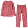 Pyjamas enfants &agrave; manches longues rose ancien 92