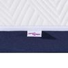 vidaXL Matelas Blanc et Bleu 160 x 200 cm Tissu jacquard