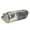 Travellife Rideau de porte Chenille Stripe 185x56 cm Gris et blanc