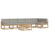 vidaXL Ensemble de canap&eacute;s d'ext&eacute;rieur 7 pc 6 place