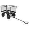 vidaXL Chariot &agrave; main de jardin Noir 350 kg