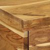 VidaXL Meuble TV mural 100x30x19 cm bois massif d'acacia