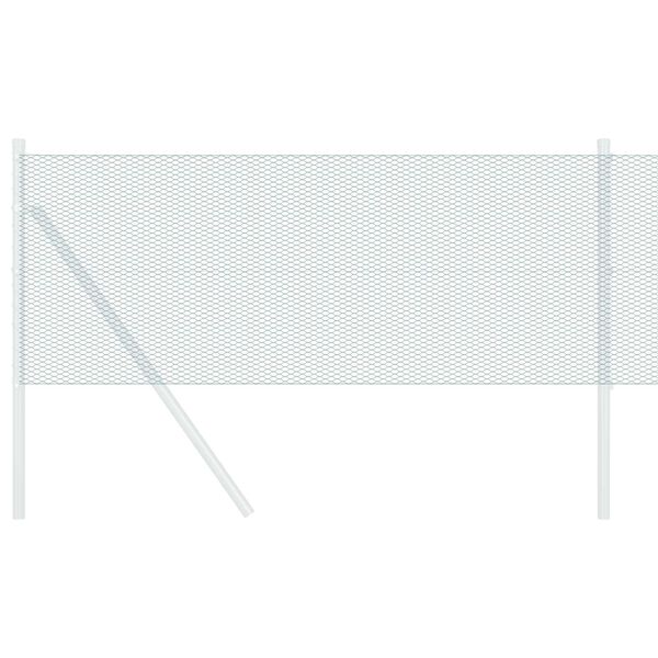 vidaXL Cl&ocirc;ture hexagonale Vert 0,8 x 10 m PVC