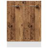 vidaXL Meuble bas "Lyon" Bois ancien 60 x 46 x 81,5 cm Bois d'ing&eacute;nierie
