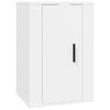 vidaXL Ensemble de meubles TV 2 pcs Blanc Bois d'ing&eacute;nierie