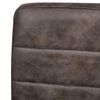 vidaXL Chaises &agrave; manger cantilever lot de 2 marron fonc&eacute; similicuir