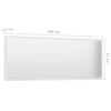 vidaXL Ensemble de meubles de bain 2 pcs Blanc brillant Agglom&eacute;r&eacute;