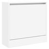 vidaXL Armoire &agrave; chaussures blanc 60x21x57 cm bois d'ing&eacute;nierie