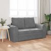 vidaXL Canap&eacute;-Lit 60cm Gris fonc&eacute; Velours
