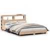 vidaXL Cadre de lit sans matelas 135x190 cm bois de pin massif