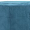 vidaXL Repose-pied Bleu 60x50x41 cm Velours