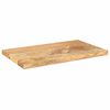 vidaXL Dessus de table 60x20x2,5 cm rectangulaire bois massif manguier
