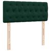 vidaXL Sommier &agrave; lattes de lit avec matelas vert fonc&eacute; 120x190 cm