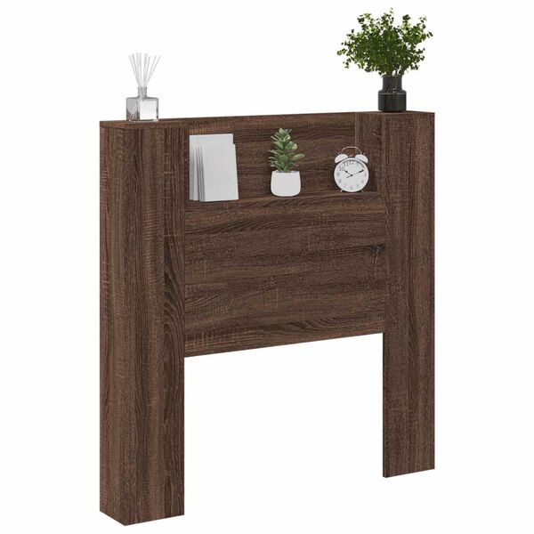 vidaXL T&ecirc;te de lit Ch&ecirc;ne brun 100 x 16,5 x 103,5 cm Bois d'ing&eacute;nierie