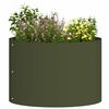 vidaXL Cache-pot de jardin Vert olive 30 x 30 x 20 cm