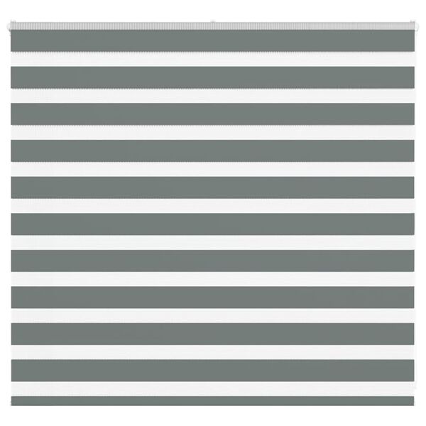 vidaXL Store z&egrave;bre gris fonc&eacute; largeur du tissu 160,9 cm polyester