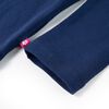 T-shirt enfants &agrave; manches longues bleu marine 128