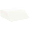 vidaXL Coussin pour les jambes Uni Blanc