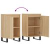 vidaXL Buffet ch&ecirc;ne sonoma 40x35x70 cm bois d'ing&eacute;nierie