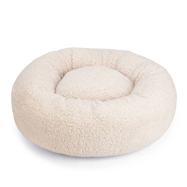Beeztees Lit pour chien Mousse &agrave; m&eacute;moire de forme Jaxx 50x20 cm Beige