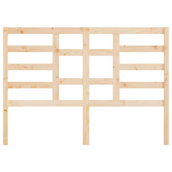 vidaXL T&ecirc;te de lit 141x4x104 cm Bois massif de pin