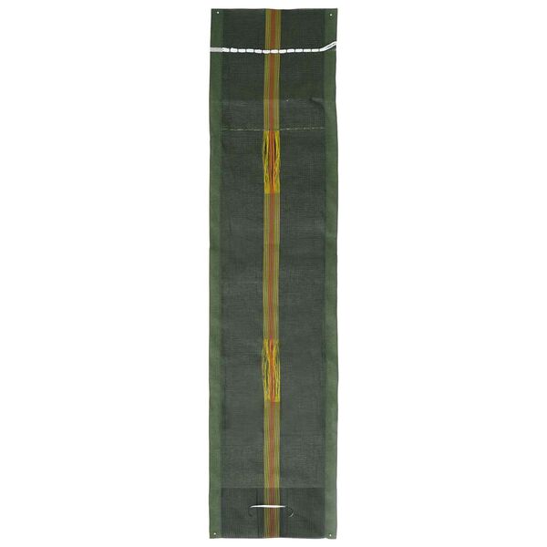 vidaXL Sacs de sable 100 pcs Vert 120 x 27 cm HDPE