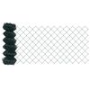 vidaXL Cl&ocirc;ture en treillis m&eacute;tallique 10 x 0,8 m Acier Vert