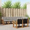 vidaXL Ensemble de canap&eacute;s d'ext&eacute;rieur 8 pcs Gris Naturel et Clair
