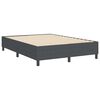 vidaXL Cadre de lit plateforme Gris fonc&eacute; 160 x 200 cm