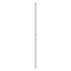 vidaXL T&ecirc;te de lit de remplacement m&eacute;tal blanc 160 cm