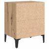 vidaXL Cabinet de chevet Ch&ecirc;ne artisanal 40 x 30 x 50 cm