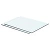 vidaXL Panneaux d'&eacute;tag&egrave;re 2 pcs Verre Transparent 40 x 25 cm