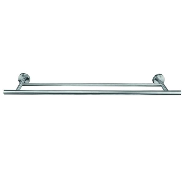 Kleine Wolke Porte-serviette double Allegra Chrome