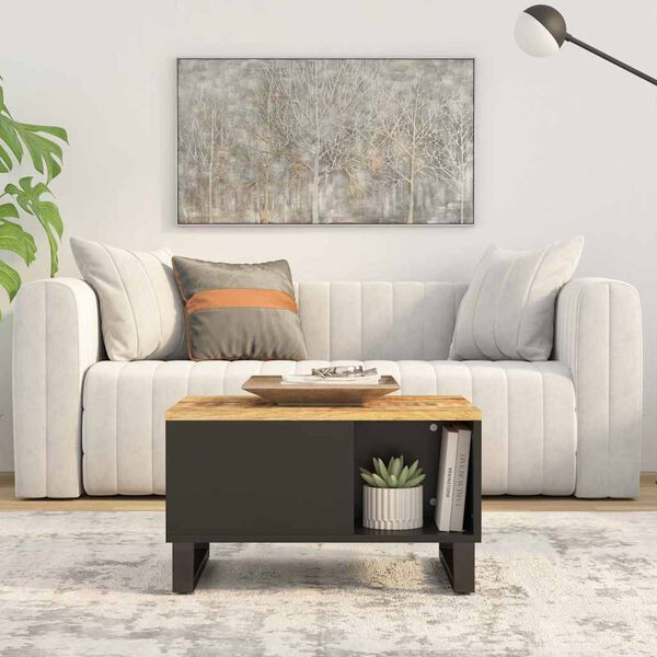 vidaXL Table basse 60x50x35 cm bois de manguier massif