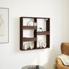 vidaXL Armoire murale ch&ecirc;ne marron 80x15x80 cm bois d'ing&eacute;nierie