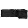 vidaXL Housse de salon de jardin en forme de L 18 &oelig;illets 285x220x80cm
