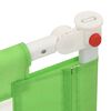 vidaXL Barri&egrave;re de s&eacute;curit&eacute; de lit d'enfant Vert 180x25 cm Tissu