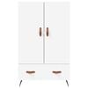 vidaXL Buffet haut blanc 69,5x31x115 cm bois d'ing&eacute;nierie