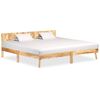 vidaXL Cadre de lit sans matelas bois de manguier massif 200x200 cm