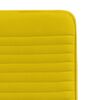 vidaXL Chaises &agrave; manger lot de 6 jaune velours