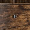 vidaXL Bureau avec tiroir 2 pcs Ch&ecirc;ne fum&eacute;