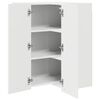 vidaXL Armoire suspendue Blanc 57 x 57 x 80 cm Bois d'ing&eacute;nierie