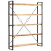 vidaXL Biblioth&egrave;que &agrave; 5 niveaux 140x30x180 cm Bois de manguier solide
