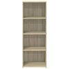 vidaXL Buffet haut ch&ecirc;ne sonoma 45x41x124 cm bois d'ing&eacute;nierie