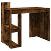 vidaXL Bureau chêne fumé 103,5x56,5x94 cm bois d'ingénierie